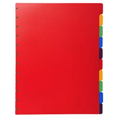 Imagen de Exacompta 86003E Recambio de separadores para las carpetas fundas con anillas, Multicolor, A4, 24 x 30.5 cm, Paquete 10