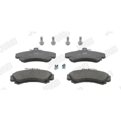Imagen de JURID 571940J Juego de pastillas freno con avisador acústico desgaste accesorios VOLVO: S40 I, V40 Familiar, MITSUBISHI: COLT 6
