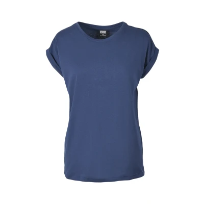 Imagen de Urban Classics Extended Shoulder Camiseta básica, Mujer, Talla: XS, Darkblue