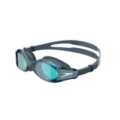 Imagen de Speedo Gafas de natación Hydrosity 2.0, Antivaho, Sin goteos para Unisex Adulto, Gris óxido/Azul marino auténtico, One Size