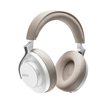 Imagen de Shure AONIC 50 Auriculares canceladores de Ruido inalámbrico, Bluetooth 5 sobre el Ajuste la Oreja, 20 Horas duración batería, Controles Punta los Dedos Blanco