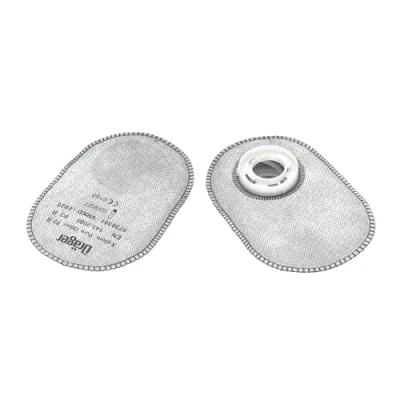 Imagen de Dräger X plore Pure P3 contra aerosoles y olores 10 pares Cartuchos de repuesto para máscaras completas semimáscaras 3300, 3500 5500