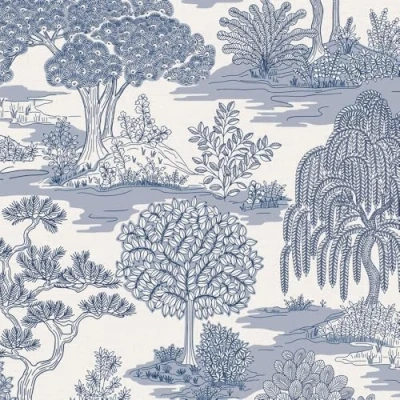 Imagen de Fine Decor FD43443 Papel pintado Zen, color azul