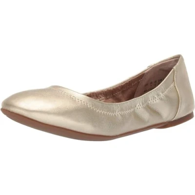 Imagen de Amazon Essentials Bailarinas Belice Mujer, Dorado, 38.5 EU