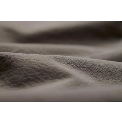 Imagen de L1NK STUDIO Funda nordica Cama 135 cm Lisa (220x220cm) 100% algodón (Percal 200 Hilos) Taupe