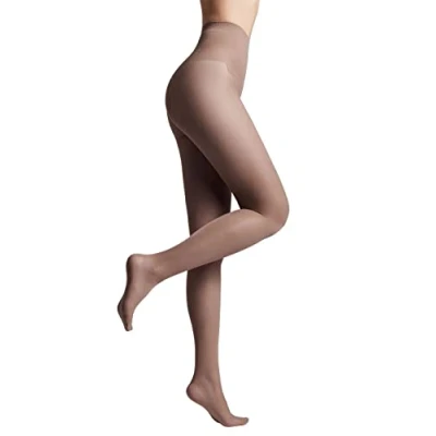 Imagen de Conte elegant Medias sedosas para mujer con braguita reforzada finas extremadamente elásticas BIKINI 40 color Grafito tamaño 4