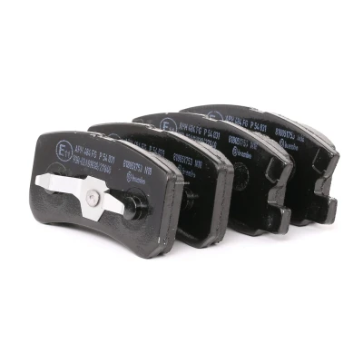 Imagen de BREMBO P 54 031 Juego de pastillas freno con avisador acústico desgaste clip émbolo sin accesorios MITSUBISHI: Lancer 8, PAJERO 2 norauto