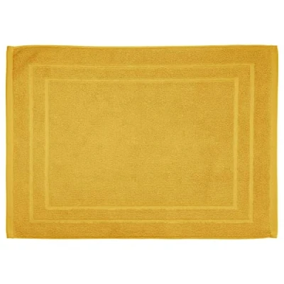 Imagen de Atmosphera Alfombra de baño algodón amarillo ocre 50x70 cm
