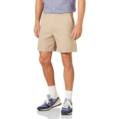 Imagen de Amazon Essentials Pantalones Chinos elásticos cómodos de Corte clásico, Tiro 18 cm Hombre, Bronceado, 36W