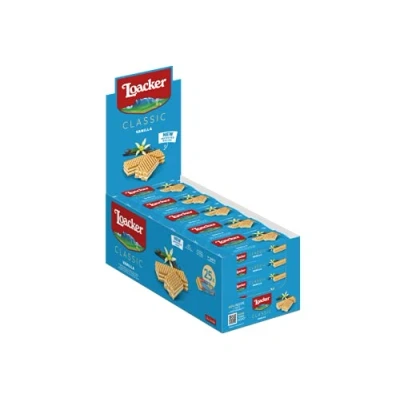 Imagen de Loacker Vanilla Wafers 45 g (Pack of 25)