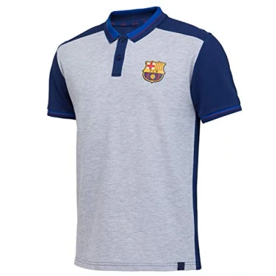 Imagen de FC Barcelona Polo Barca Colección oficial talla hombre M, gris, M
