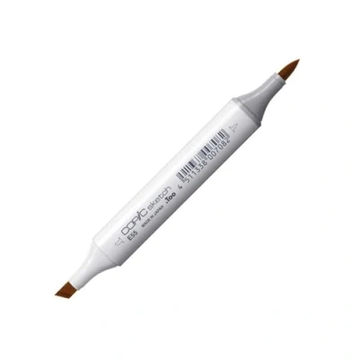 Imagen de Copic Sketch E55, Light Camel, Rotulador doble con punta mediana y de pincel