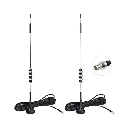 Imagen de Bingfu 4G LTE Antena TS9 Base Magnética 7dBi(2 Paquete) para Verizon Jetpack 8800L 7730L AC791L Netgear LB1120 LB1121 Nighthawk M1 MR1100 770 Enrutador de Punto Acceso Móvil MiFi Módem USB