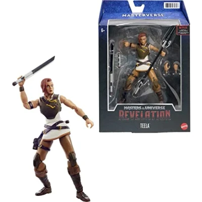 Imagen de Masters of the Universe (Masters del Universo Revelation) Figura Teela, muñeco articulado de juguete (Mattel GYV15)