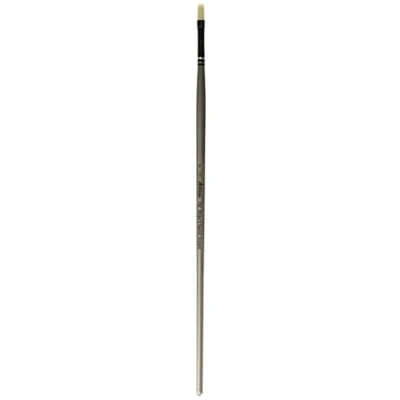 Imagen de Winsor &amp; Newton Pincel abanico para pintura al óleo diluible en agua (tamaño 3 color mango largo cepillo de soporte