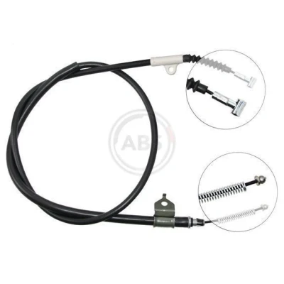 Imagen de A.B.S. K11828 Cable de Freno Mano 1608 Tambor para dirección izquierda/derecha NISSAN: Serena, Vanette Cargo Furgón, Bus