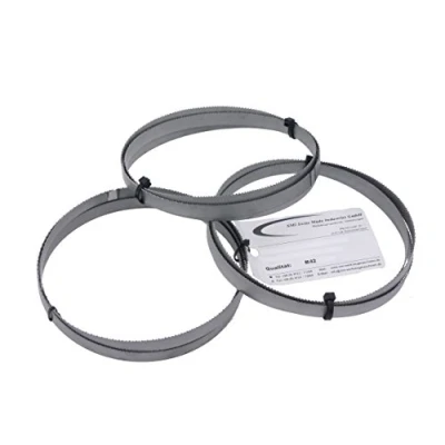 Imagen de SMI Juego de 3 cintas sierra bimetálicas, M42, dimensiones 1470 x 13 0,65 mm, 10/14 ZpZ, por ejemplo, para cinta metal Bernardo