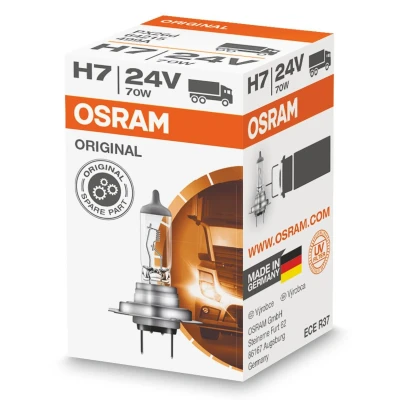 Imagen de OSRAM 64215 Lámpara, faro de carretera H7 24V 70W Halógena DAF: LF 45, IVECO: EuroCargo IV, Stralis, MAN: TGA