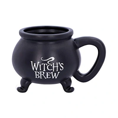 Imagen de Nemesis Now U4791P9 Taza de resina con diseño bruja, 13,5 cm, acero inoxidable