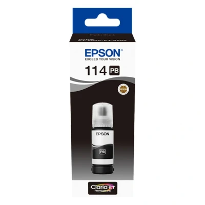 Imagen de Botellas de tinta originales EcoTank la serie 114 Epson Color Negro Foto