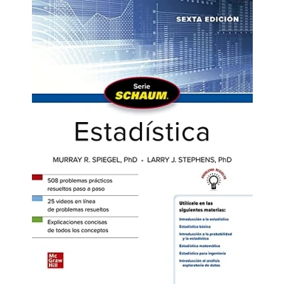 Imagen de SCHAUM ESTADISTICA 9786071514639 (SIN COLECCION)