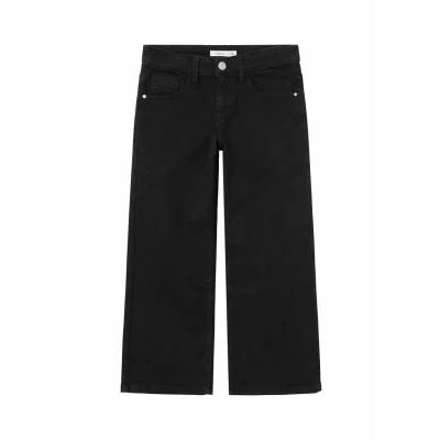 Imagen de Name it Nkfrose WIDE TWI Vaqueros a campana para niños, Talla: 8a, Black