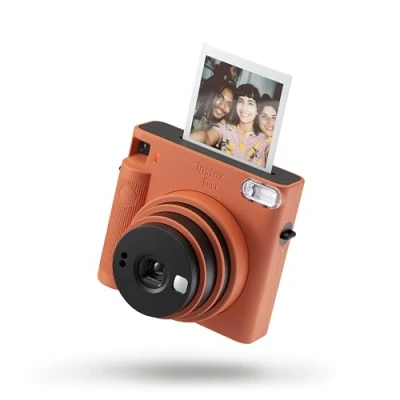 Imagen de Cámara instantánea Fuji Instax SQ1 TO, Película, Visor Galileo inverso, Obturador electrónico, Naranja