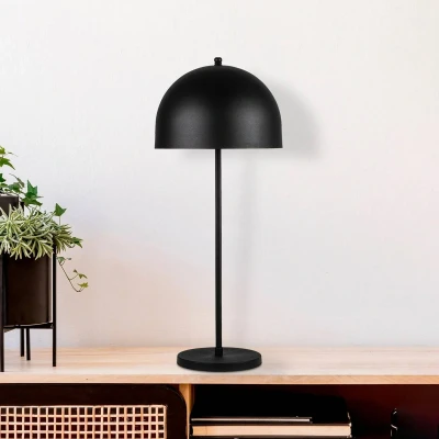 Imagen de Lámpara de sobremesa Pantalla campana H58 cm Metal Negro Menzzo