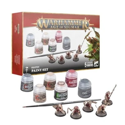 Imagen de Games Workshop Warhammer Age of Sigmar Skaven + juego de pintura (3ª edición 2024)