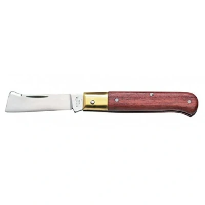 Imagen de Ausonia 32028 NAVAJA INJERTADORA CON HOJA DE ACERO INOXIDABLE Y MANGO MADERA 17 CM, 7 CM