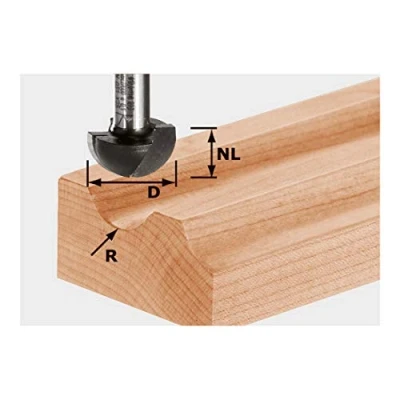 Imagen de Festool fresa de media caña hw s8 r9,7
