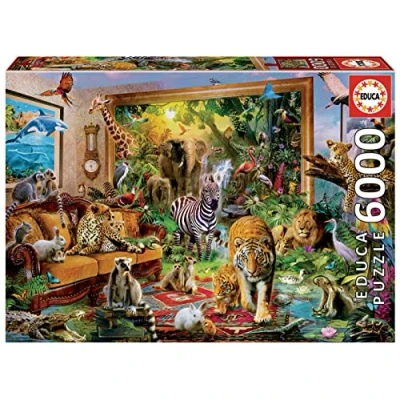 Imagen de Educa Puzzle de 6000 Piezas para Adultos Entrando en la Habitación. Incluye Servicio Pieza perdida. A Partir 14 años (17679)