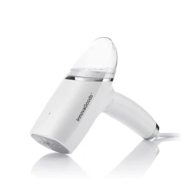 Imagen de InnovaGoods® Plancha de Ropa Eléctrica con Función Vapor y Diseño Moderno Original Portátil, Material PC, Capacidad 100 ml, Continuo 35 g/min, Calentamiento Ultrarrápido 30s