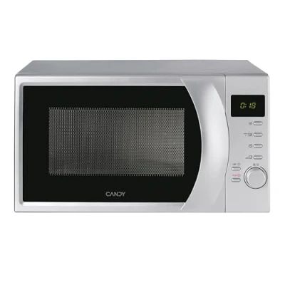 Imagen de Candy Smart CMG2071DS, Microondas con Grill Rack, 20L, 700W, 6 Niveles, Digital, 9 Programas, Bloqueo Seguridad, Plato 24,5CM, Express Cooking, Temporizador, Descongelación Automática, Inox