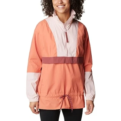 Imagen de Columbia Boundless TREK Anorak Parka, Mujer, Talla: Medium, Faded peach/ dusty pink/ beetroot