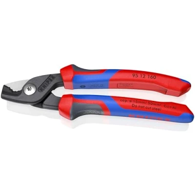 Imagen de Knipex StepCut Tijeras cortacables bruñido, con fundas multicomponentes 160 mm 95 12