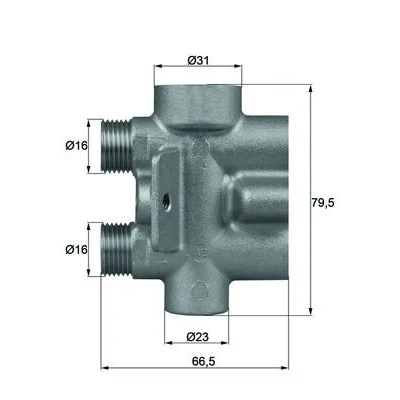 Imagen de MAHLE ORIGINAL TO 9 75 Termostato, refrigeración del aceite