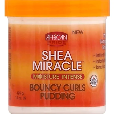 Imagen de AFRiCAN PRIDE SHEA MIRACLE BOUNCY CURLS PUDDING 15oz