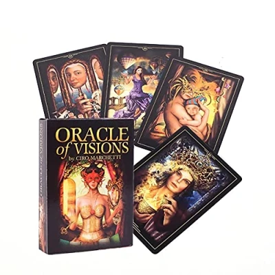 Imagen de Oracle Tarjetas DE VISIONES,Oracle Cards of Visions,Style A,Tarot Deck