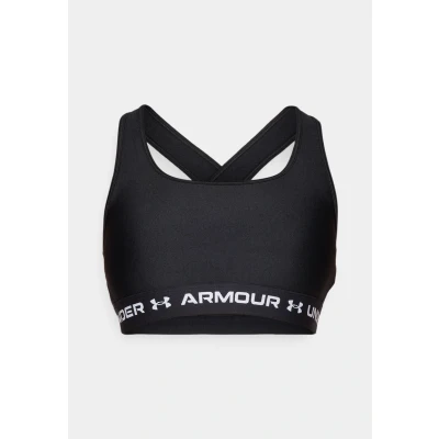 Imagen de Under Armour Crossback MID BRA Sujetadores deportivos con sujeción media, Mujer, Talla: XS, Black/white
