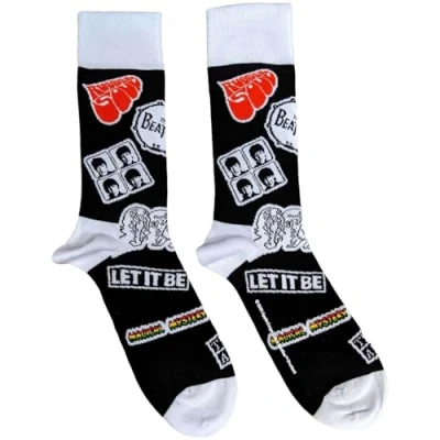 Imagen de The Beatles Calcetines unisex para tobillo (talla de Reino Unido 7.5 11.5)