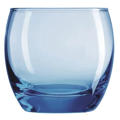 Imagen de Arcoroc SALTO ICE BLUE Caja 6 Vasos Bajos Vidrio 32Cl
