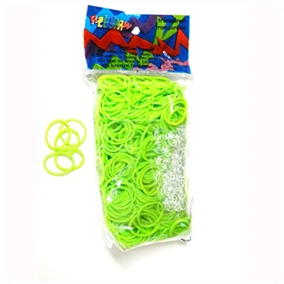 Imagen de Rainbow Loom Recarga elástica: verde flúor