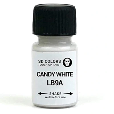 Imagen de SD COLORS Pintura de retoque Color Blanco Caramelo LB9A B9A B4 15 ml, Cepillo reparación arañazos, código (Solo Pintar)