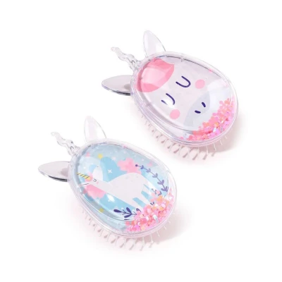 Imagen de Cepillo Pelo Purpurina Unicornio Modelo Aleatorio