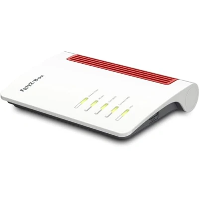 Imagen de AVM Fritz!Box 5530 Fiber Edition XGS PON enrutador de Fibra óptica y Mesh Master con Wi Fi 6 a 2400 Mbit/s (5 GHz) + 600 (2,4 GHz), 2,5 Gigabit LAN, 4 Puertos LAN Gigabit, 2X USB 3.0