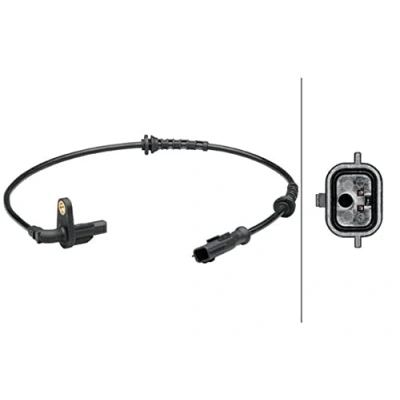 Imagen de HELLA 6PU 012 679 101 Sensor de ABS Eje trasero Hall 2 510