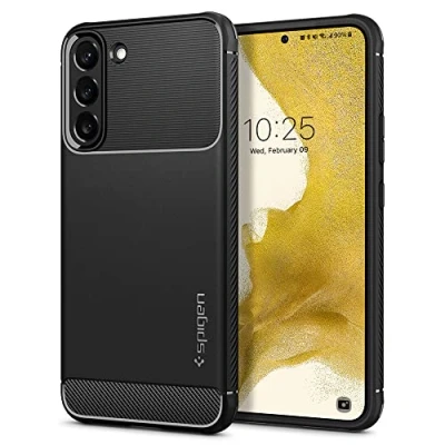 Imagen de Funda Spigen Rugged Armor Compatible Con Samsung Galaxy S22 5g Negro Mate