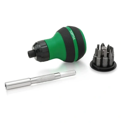 Imagen de TOPTUL GAAR1101 Destornillador de puntas 11 SL4, SL5.5, SL6.5, PH1, PH2, T15, T20, T25 hexagonal, ranurada, estrella (PH), Torx