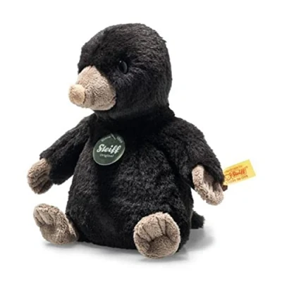 Imagen de Steiff Diggy 067396 Peluche de Topo (18 cm), Color marrón Oscuro